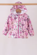 Pink Flamingo Ruffle Raincoat