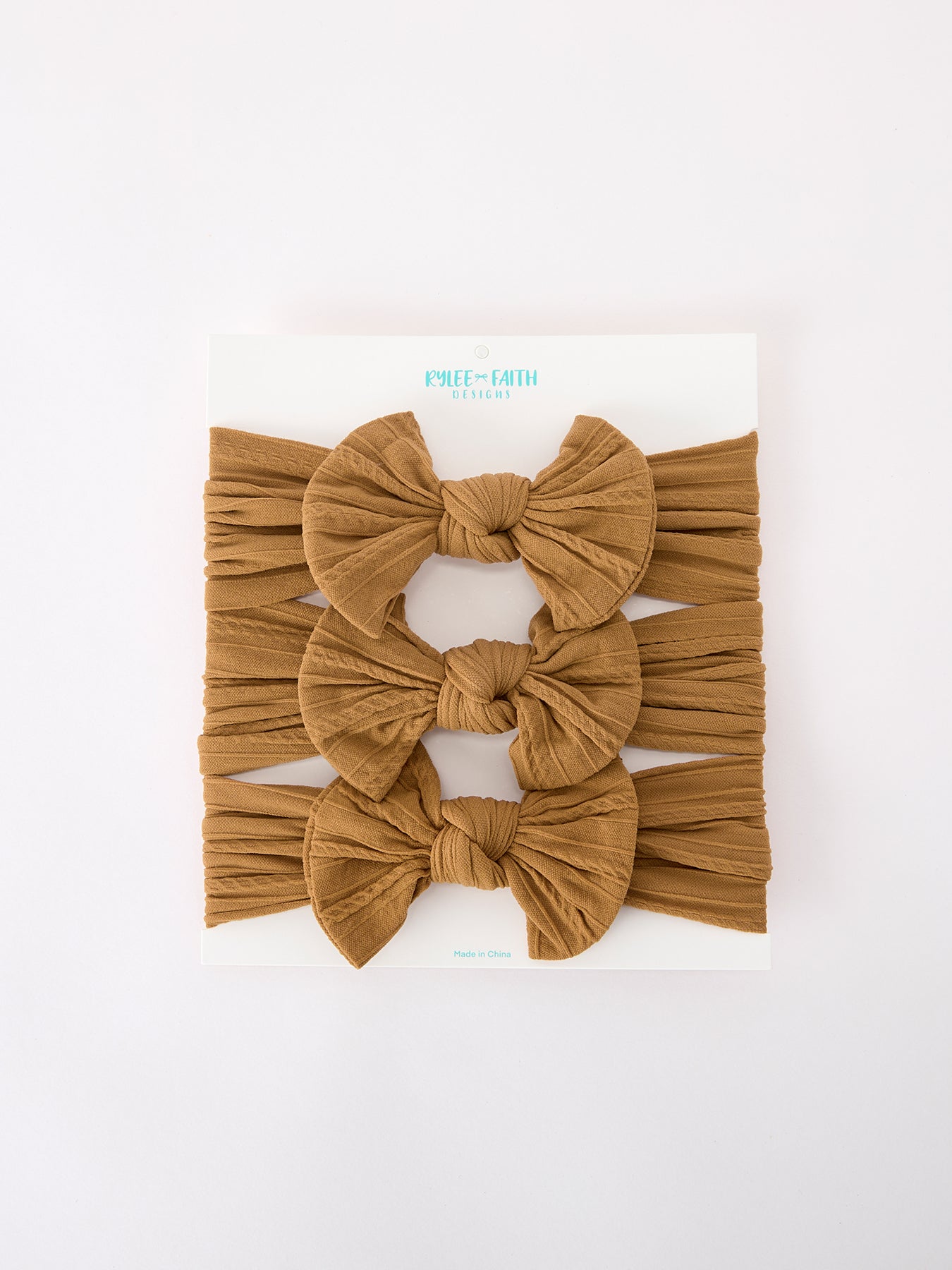 Baby Girl Bow Headband Same Color 3 Piece Set