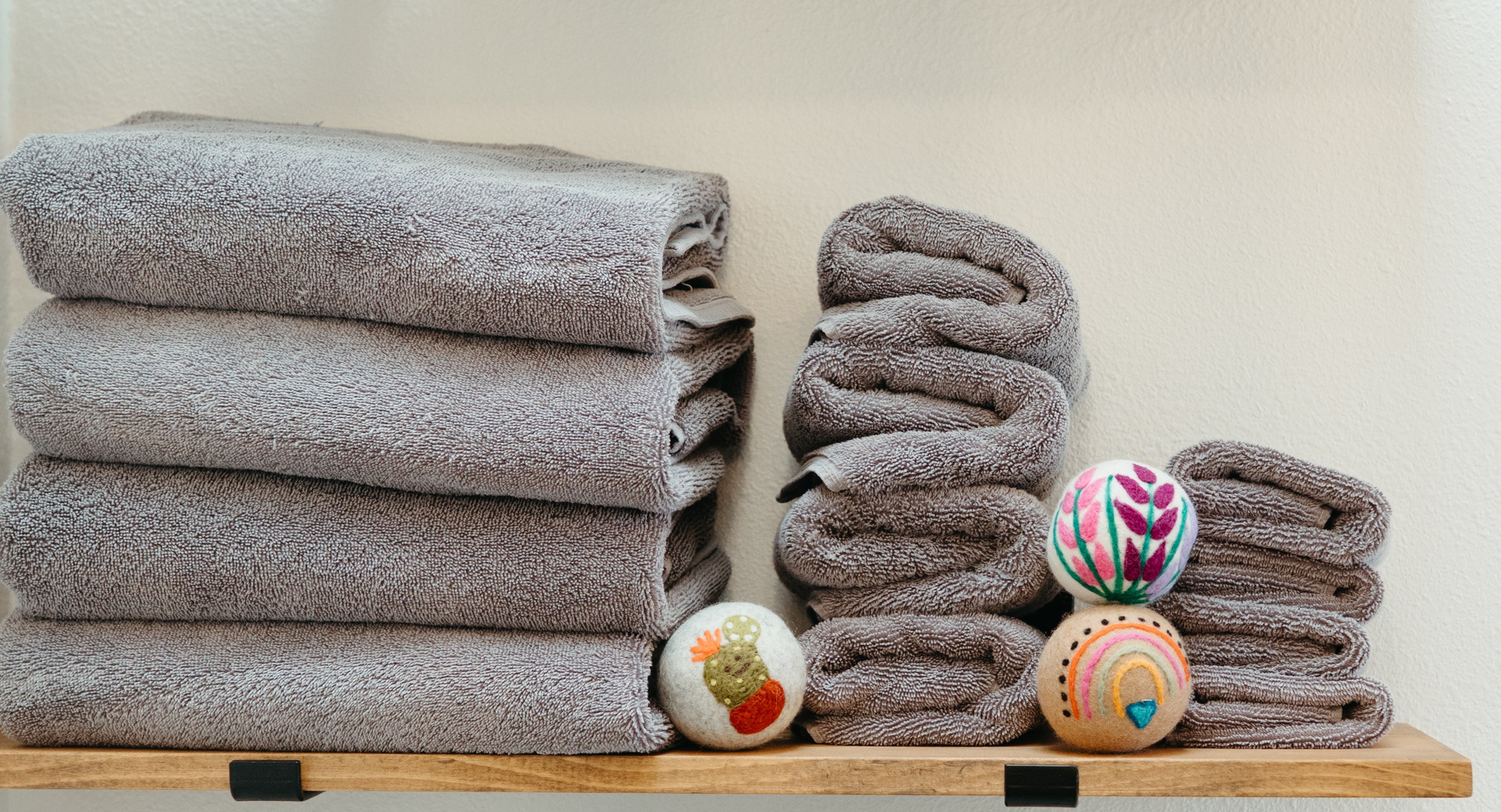 Organic Wool Dryer Balls--Gingerbread