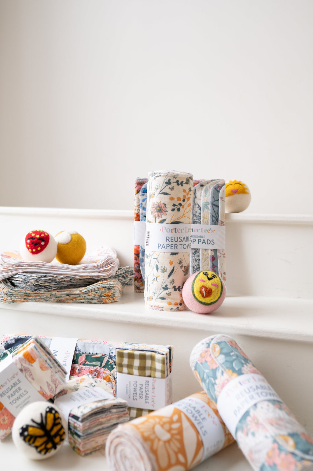Organic Wool Dryer Balls--Skittles