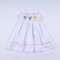 White character ruffle dress