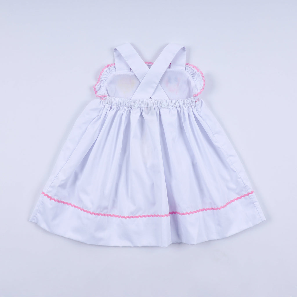 White character ruffle dress