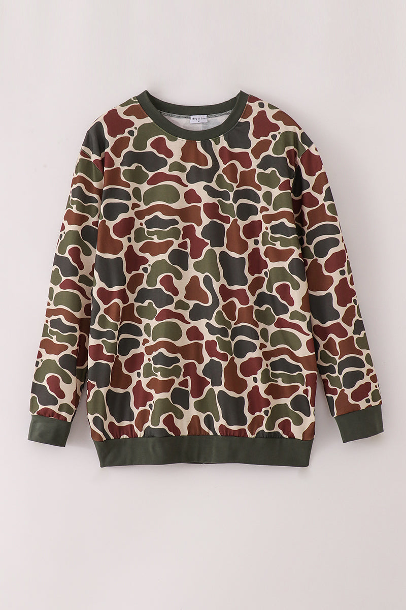 Camouflage dad&me sweatshirt