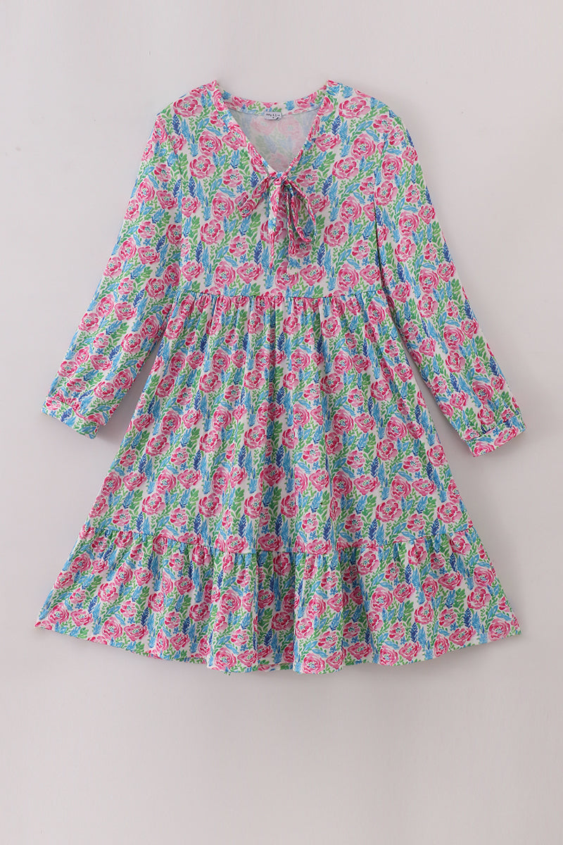 Pink paradise mom dress
