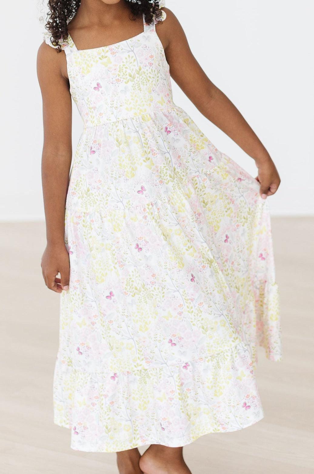 SALE Sunny Days Ruffle Maxi Dress