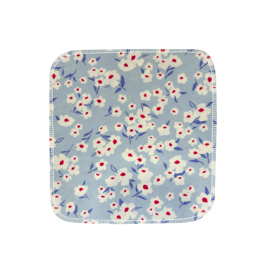 Reusable Paper Towels--Periwinkle Daisies