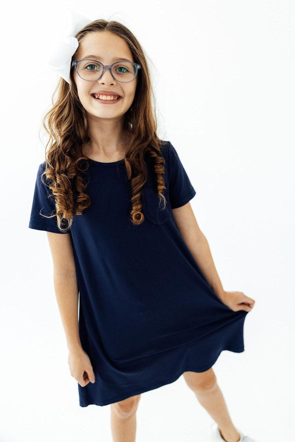 Navy T-Shirt Dress